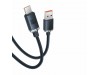 Baseus kabel USB A-C 1.2m 100W PD Crystal shine črn CAJY000401