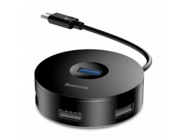Baseus hub USB TipC 4xTipA črn CAHUB-G01