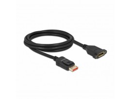 Delock podaljšek DisplayPort 2m 8K 60Hz črn vgradni 87097 Delock podaljšek DisplayPort 2m 8K 60Hz črn vgradni 87097