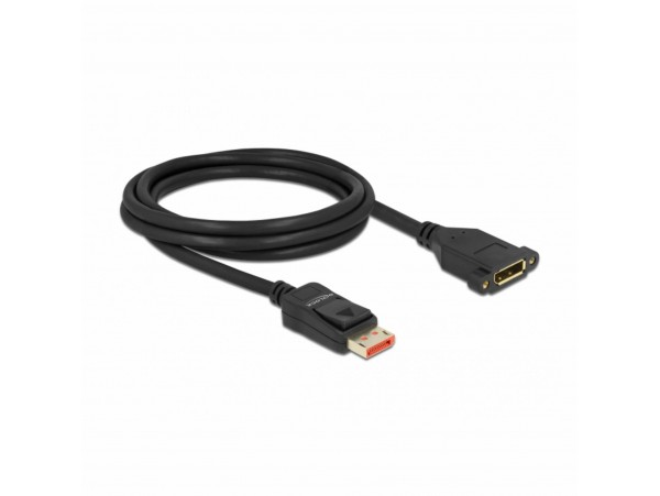 Delock podaljšek DisplayPort 2m 8K 60Hz črn vgradni 87097