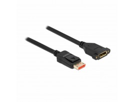 Delock podaljšek DisplayPort 2m 8K 60Hz črn vgradni 87097