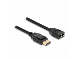 Delock podaljšek DisplayPort 2m 4K 60Hz črn 80002 Delock podaljšek DisplayPort 2m 4K 60Hz črn 80002