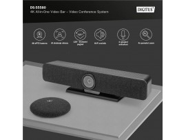 Digitus konferenčna kamera 4K All-In-One Video Bar DS-55580