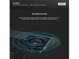 Digitus konferenčna kamera 4K All-In-One Video Bar DS-55581