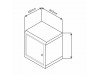 DATECH zidni kabinet 4U 280 600x450 siv DP.6404.9000