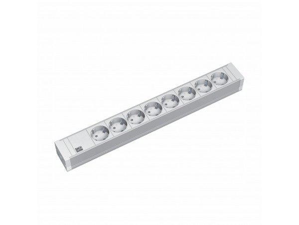 Bachmann razdelilec rack 8x250V PVC 2m siv 333.601