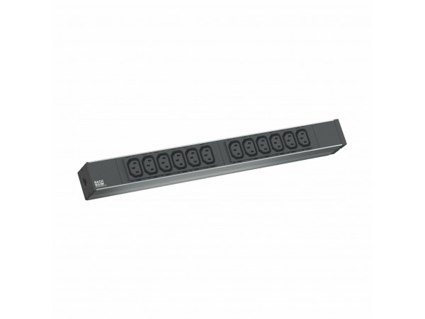 Bachmann razdelilec rack 12xEuro C13 ALU črno/siv 333.616
