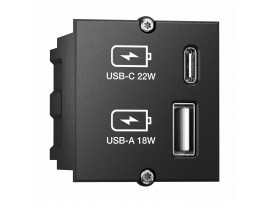 Bachmann modul napajalni 1xUSB-A 1xUSB-C 917.227