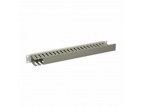 Triton organizator 1U rack s pokrovom - enostranski siv