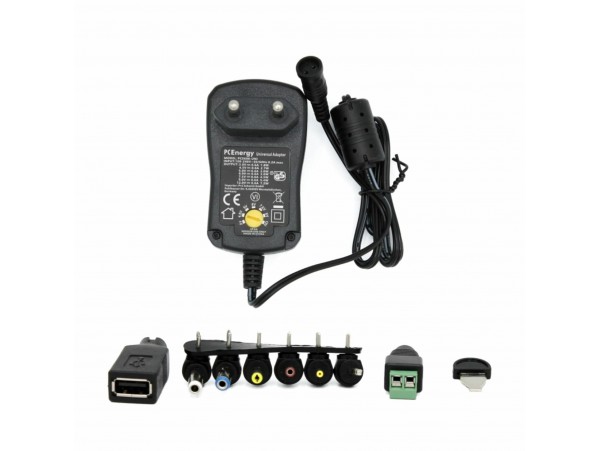 PCEnergy univerzalni napajalnik 1000mA 3V-12V