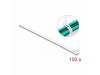 Delock vezice 200x7,2mm za večkratno uporabo bele pak/100 18644