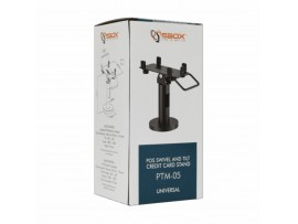 SBOX namizni nosilec za pos univerzalen črn PTM-05