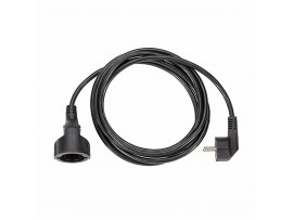 Bachmann podaljšek 250V kabel 5m črn 341.186