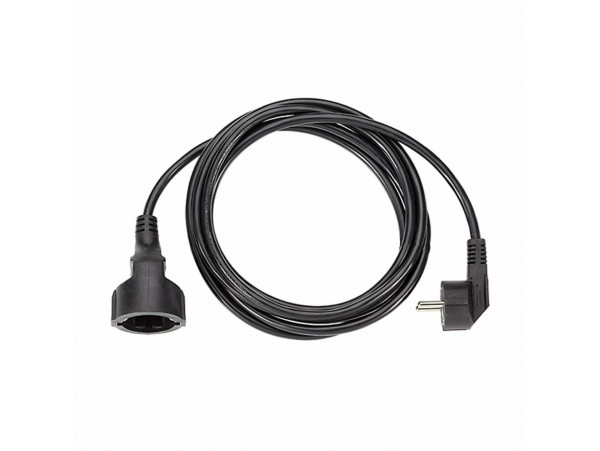 Bachmann podaljšek 250V kabel 5m črn 341.186