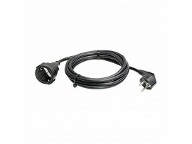 Bachmann podaljšek 250V kabel 5m črn 341.186