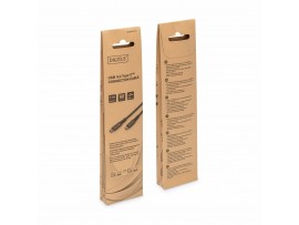 Digitus kabel USB 4.0 C-C 8K 60Hz 240W 1m črn DB-300443-010-S