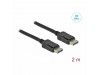 Delock kabel DisplayPort  2m 10K 60Hz 80262