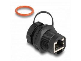 Delock I člen spojnik RJ45 CAT.6A s tesnilnim pokrovom IP67 87246