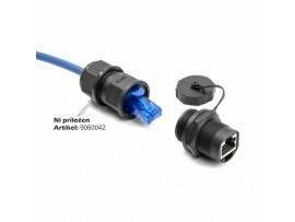 Delock I člen spojnik RJ45 CAT.6A s tesnilnim pokrovom IP67 87246