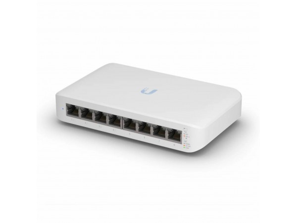 Ubiquiti stikalo 1G  8-port 4x PoE 52W Unifi USW-Lite-8-POE