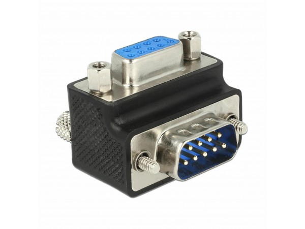 Delock adapter kotni DB9M -DB9Ž 270° 65595