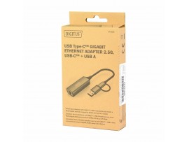 Digitus pretvornik USB-Mrežni USB A-UTP 2.5G USB-C + USB A DN-3028