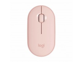 Logitech miška M350S Pebble 2 brezžična Bluetooth roza 910-007014