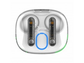 WHITE SHARK slušalke HYPERBEAT bele bluetooth z mikrofonom GEB-TWS37