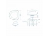 Teltonika antena combo mimo omni 5G/GNSS /WiFi SMA s kablom 3m PR1KC640