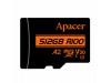 APACER microSD XC  512GB spominska kartica U3 R100 V30 A2 AP512GMCSX10U8-R