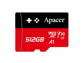 APACER microSD XC  512GB spominska kart. Class 30 Gaming AP512GMCSX10U7-RAGC