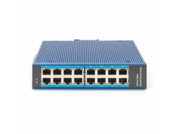 Digitus stikalo Giga 16-port Industrijsko DIN DN-651129