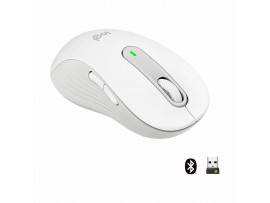 Logitech miška M650 Signature velikost M brezžična Bluetooth bela 910-006255