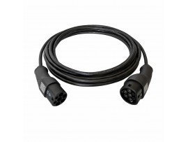 Metron polnilni kabel Tip2 16A trifazni 5m črn CC05