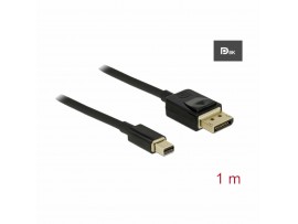 Delock kabel miniDisplayPort-DisplayPort 1m 8K 60Hz 84927