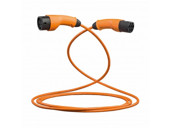 Metron polnilni kabel Tip2 32A enofazni 5m oranžen CC04