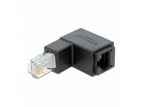 Delock adapter RJ45 CAT.6 UTP kotni 180° 86423