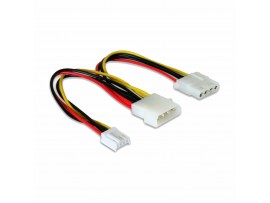 Delock adapter DC Molex M - Molex Ž + 4pin 82111 Delock adapter DC Molex M - Molex Ž + 4pin 82111
