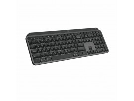Logitech tipkovnica MX Keys S osvetljena SLO brezžična grafitna 920-011591
