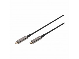 Digitus kabel USB 3.1 C-C 4K 60Hz AOC 20m hibridni črn AK-330160-200-S Digitus kabel USB 3.1 C-C 4K 60Hz AOC 20m hibridni črn AK-330160-200-S