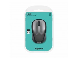 Logitech miška M235 brezžična siva 910-002201