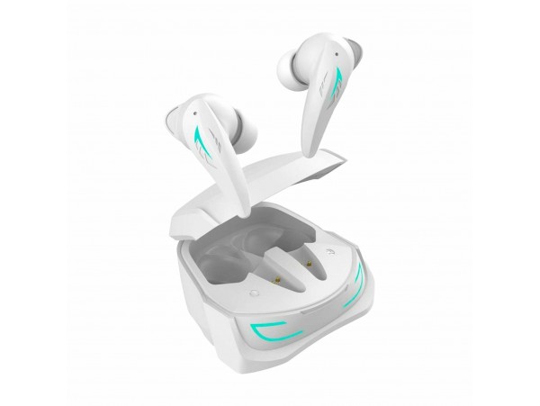 WHITE SHARK slušalke TITAN gaming bele bluetooth z mikrofonom GEB-TWS96