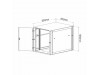 Triton kabinet 22U 1080 600x900 siv N8 sestavljen