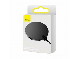 Baseus polnilec brezžični 15W QC črn CCED000001
