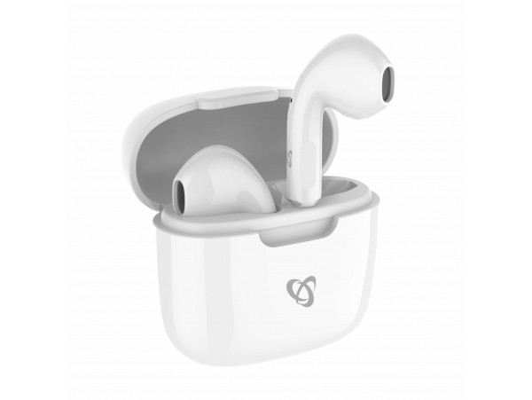 SBOX slušalke bele bluetooth z mikrofonom EB-TWS18