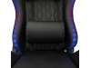 WHITE SHARK gaming stol INDIANAPOLIS-RGB črn