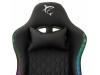 WHITE SHARK gaming stol INDIANAPOLIS-RGB črn