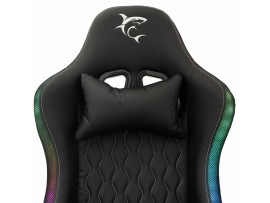 WHITE SHARK gaming stol INDIANAPOLIS-RGB črn