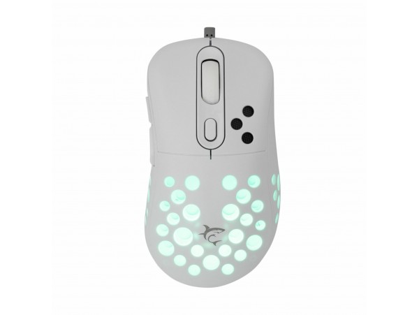 WHITE SHARK miška bela GM-5013 AZRAEL-W Gaming