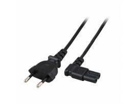 EFB napajalni kabel 220V 3m C7 BIPOLAR kotni